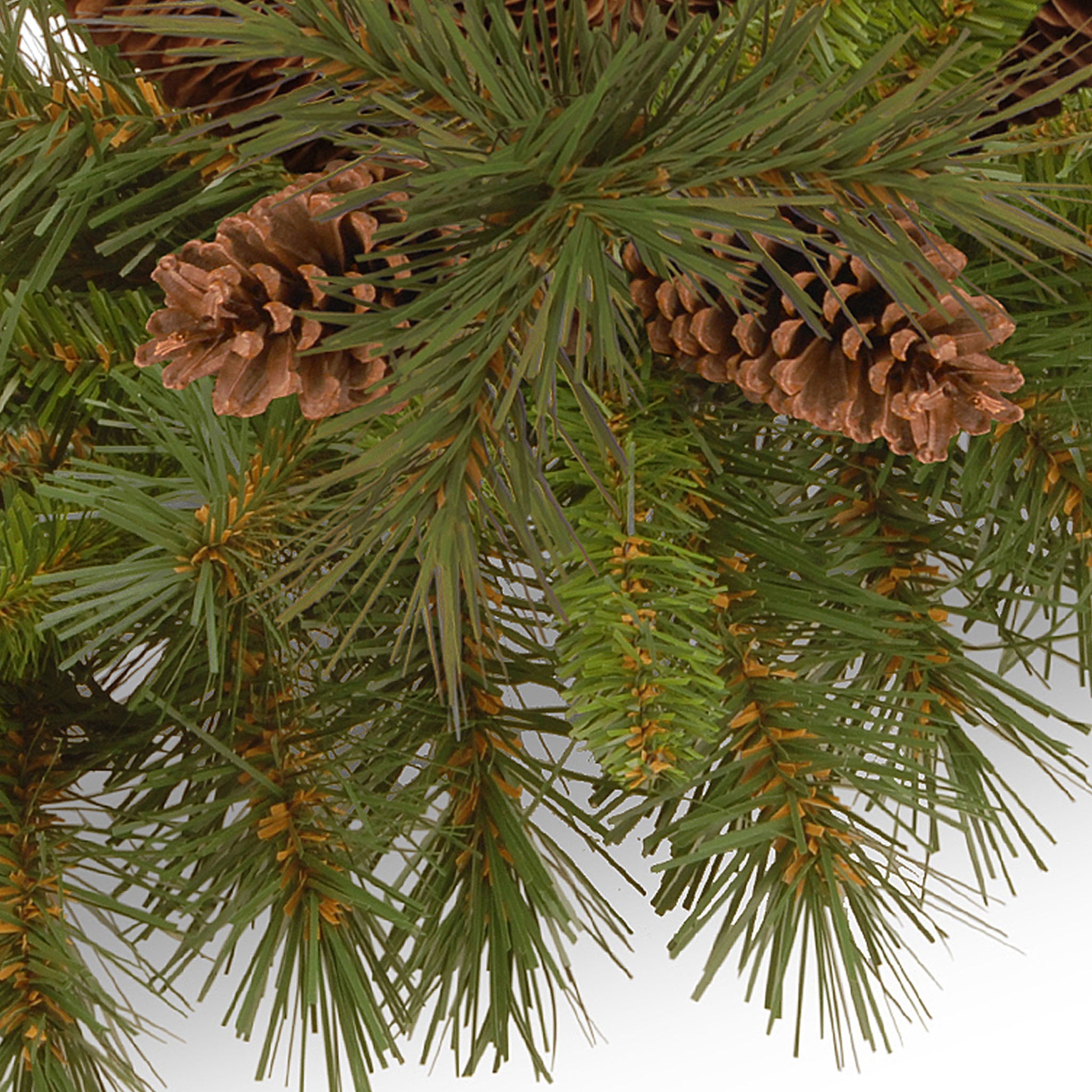 30 in. Wintry Pine Centerpiece and Candle Holder